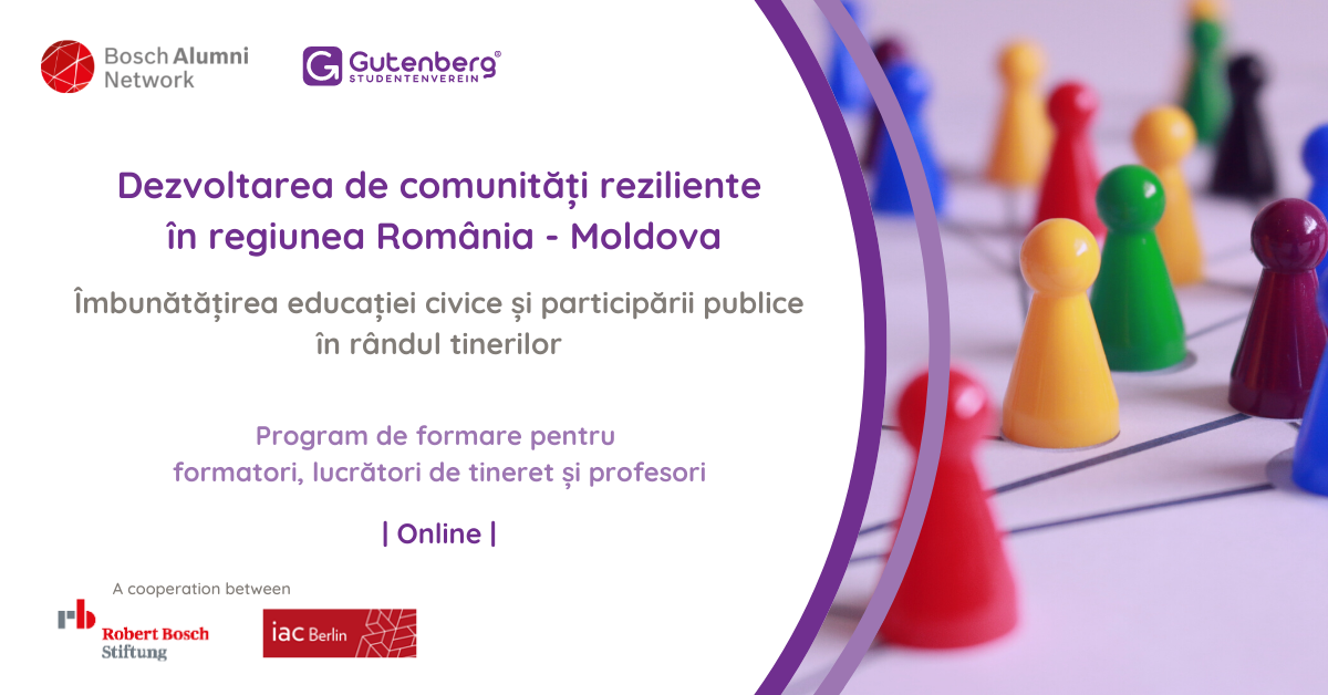 Developing resilient communities in the region Romania – Moldova