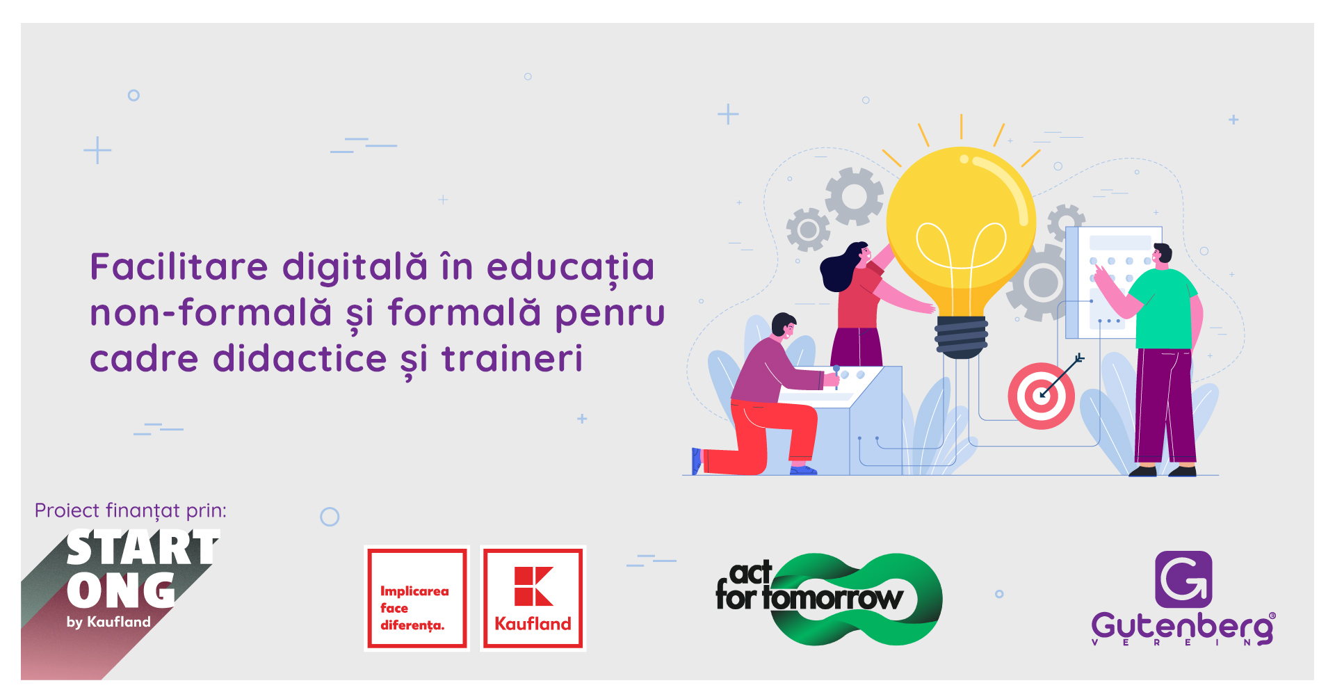 Facilitare digitală în educația non-formală și formală pentru cadre didactice și traineri