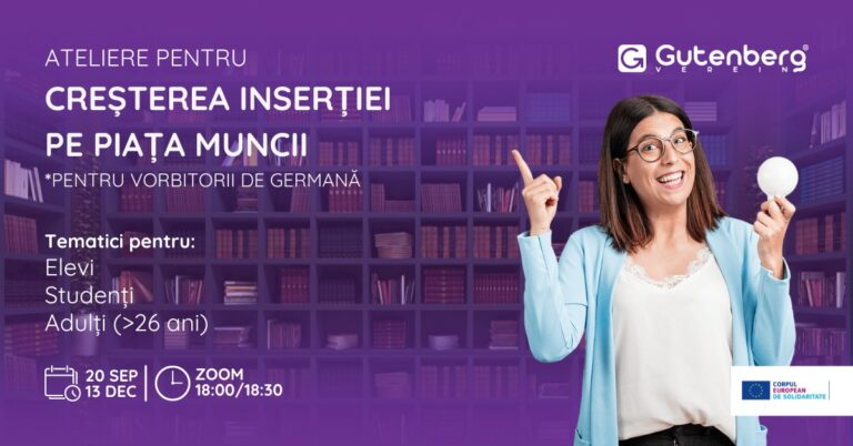 Ateliere nonformale de dezvoltare personală pentru tineri sătmăreni