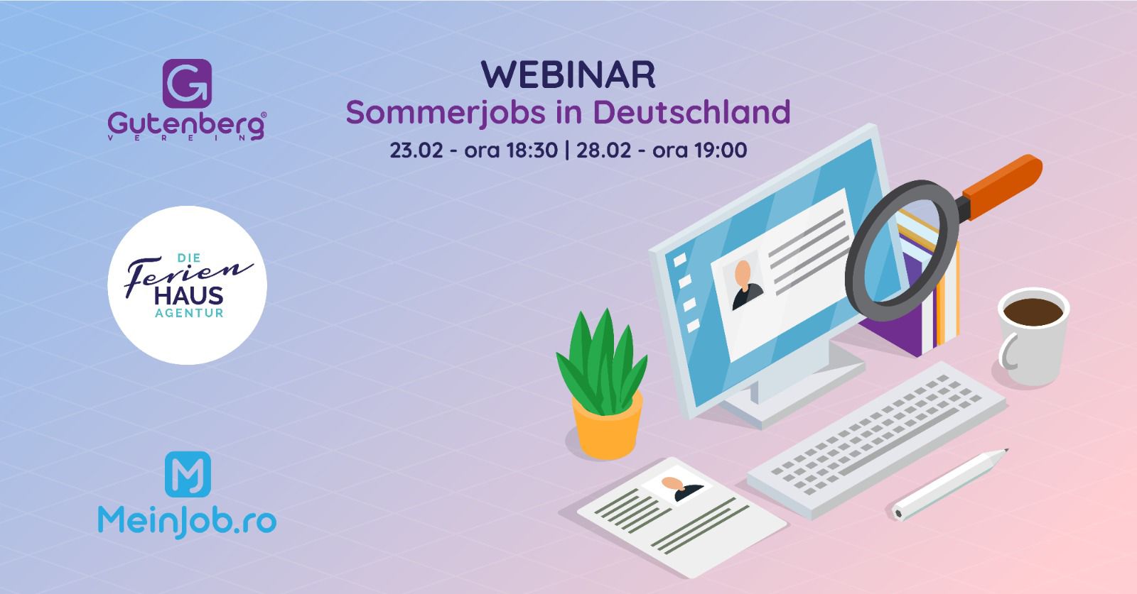 Webinar: Sommerjobs in Deutschland